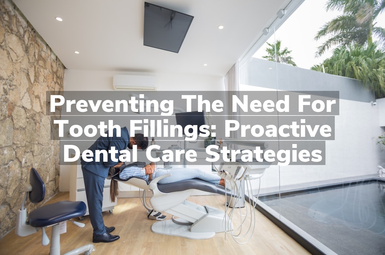 Preventing the Need for Tooth Fillings: Proactive Dental Care Strategies